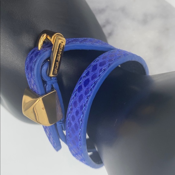 New Michael Kors Python Double Wrap Bracel… - Picture 2 of 5